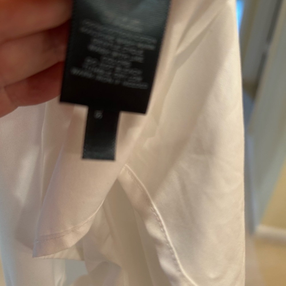 Lauren Ralph Lauren Elegant White Blouse NWT size 4 - Picture 4 of 6